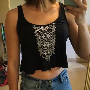 Aztec crop top